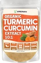 XPRS Nutra Organic Turmeric Curcumin Powder Extract 10:1 - Premium USDA Organic Curcumin Powder for Immunity - Vegan Friendly Pure Curcumin for Gut Health (1 Unze)