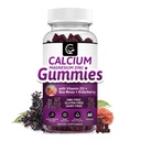 Calcium Magnesium Zink-Gummi mit hoher Absorption Magnesium, Kalium, D3 - für Knochen, Muskeln, Immun- und Schlafunterstützung, Vegan
