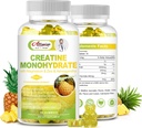 Zuckerfreies Kreatin-Monohydrat für Männer & Frauen, Kreatin-Monohydrat-Komplex-Ergänzung mit Magnesium & Zink & Ashwagandha, für Muskelwachstum & Stärke, Energie, Pre Workout-Ergänzung