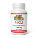 Facteurs naturels, MSM 1000 mg, soutient les articulations saines, les cheveux, la peau et les ongles, 90 capsules (90 portions)