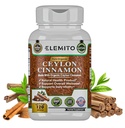 Ceylon Cinnamon Capsules, Energy, Heart & Metabolism Support, Certified Organic Ceylon Cinnamon Pills, Non-GMO, Vegan, Gluten-Free - 120 Kapseln