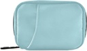 Naanle Pill Box 7 Day Pill Case Travel Pill Organizer Bag Zipper Portable Weekly Case Compact Taille Support de supplément de vitamine, Couleur solide Sky Blue 4,6 x 3,14 x 1,88 pouce 1,0 Compte 0,12 kilogrammes