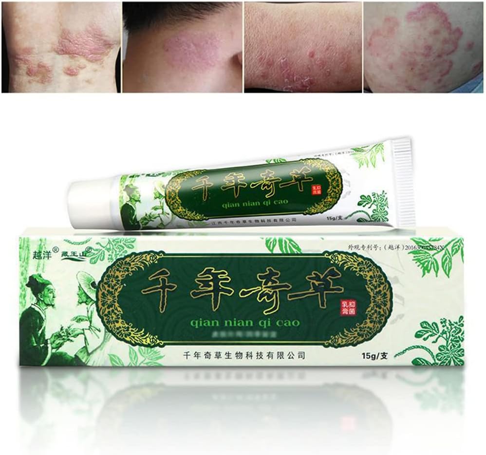 Crème à base de plantes mille ans Eczéma chinois à base de plantes, crèmes de psoriasis Dermatite et crème à base de prurit