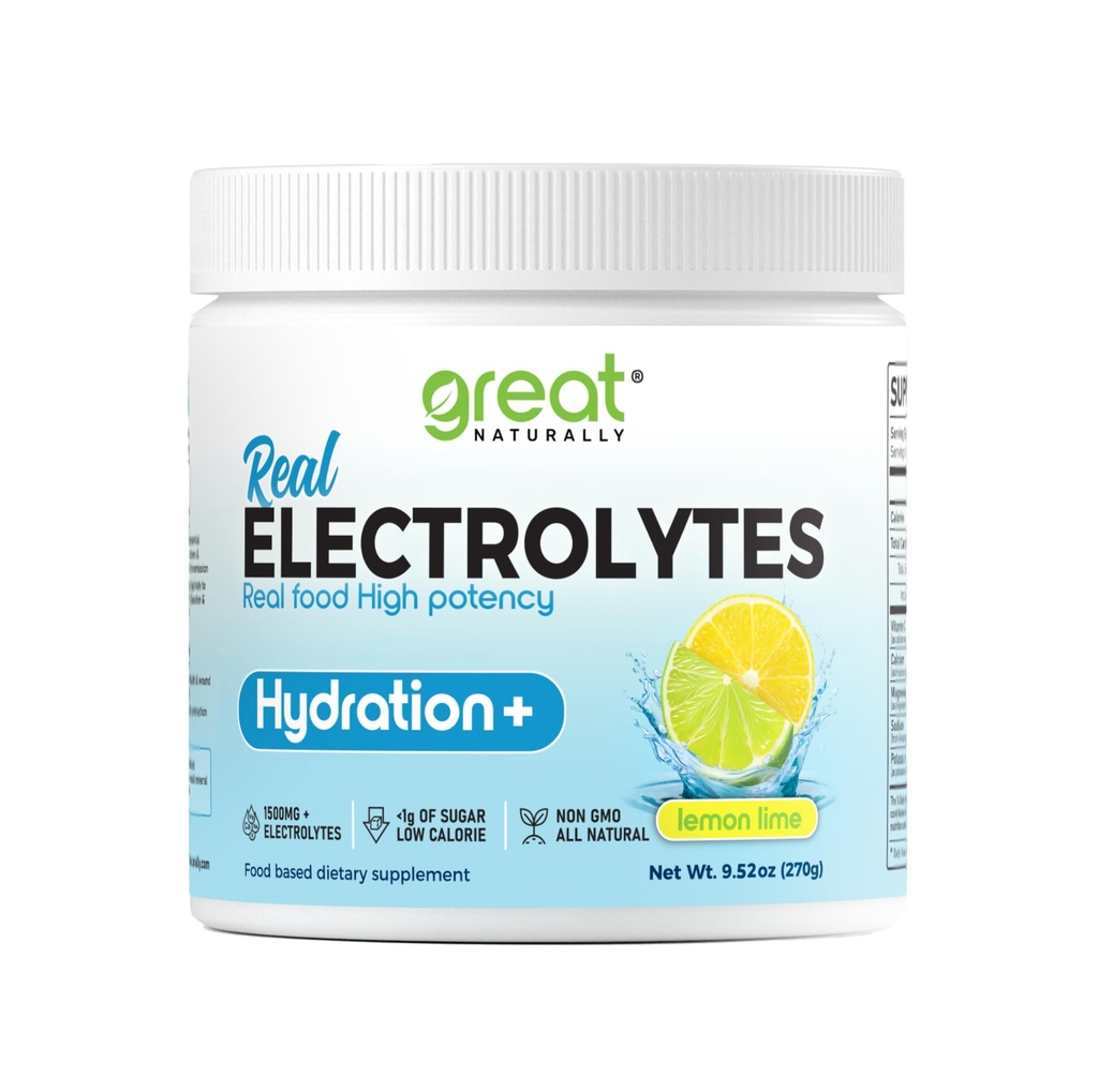 Électrolytes Poudre Hydratation de la Poudre de Réel Alimentation Haute Puissance de Lime de Citron 30 portions