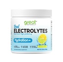 Elektrolyte Pulver Hydration | Real Food High Potency | Lemon Lime 30 Servierungen | High Potency Elektrolyt Pulver | Hydration Drink Mix | Elektrolytische Ergänzung mit Kalium Magnesium Calcium