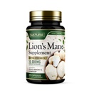 Construit par la nature Lion.Mane 10 000mg – Supplément de champignons de force supplémentaire pour le soutien du cerveau nootrope – Focus, mémoire et fonction cognitive – Non-OGM, sans gluten, végétalien - 60 capsules
