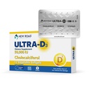 New Road Health Supply, Vitamine D3 à haute puissance 50 000 UI, softgel une fois par semaine, soutient la santé osseuse, des dents et immunitaire, facile à avaler, sans gluten, 12 comte