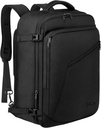 MATEIN Carry auf Rucksack, Extra Large Travel Rucksack Erweiterbare Flugzeug zugelassene Weekender Tasche für Männer und Frauen, Wasserbeständige leichte Daypack für Flug 40L, Schwarz