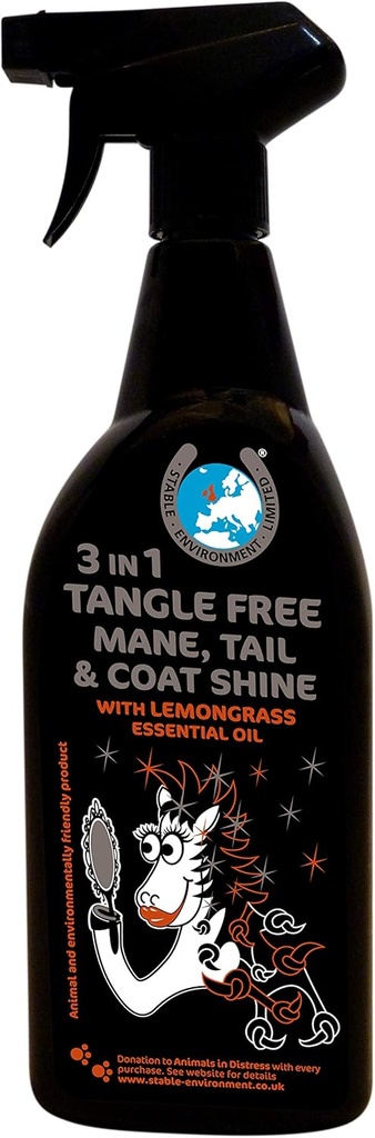 3 EN 1 TANGLE MANE LIBRE, TAIL & CHAMBRE