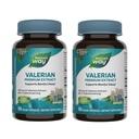Nature's Way Valerian Premium Extract - 220 mg Valerian Extrakt pro 2-Kapseln Servieren - unterstützt Restful Sleep* - Non-GMO Project Verified - Kräuterergänzungen - Glutenfrei - 90 Kapseln (2 Pack)