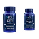 Life Extension Super Ubiquinol CoQ10 60 Softgels und optimierte Resveratrol Elite 60 Vegetarische Kapseln Bundle