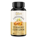 Liposomal Turmeric Curcumin Supplement 2000mg, 95% Standardized Curcuminoid Extract & Organic Root Powder with Piperine Black Pepper Fruit (15mg), 60 softgels
