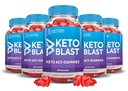 (5 Pack) Gommies de vinaigre de cidre de pomme 1000MG Keto Blast Keto Gommies de vinaigre de cidre de pomme Formule avancée Formulée avec poudre de jus de betterave de grenade B12 Vegan Non OGM 300 Gommys