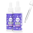 Wink Well Kids Liquid Melatonin Tropfen, natürliche Melatonin Tropfen für Kinder mit 1mg pro Servierung von flüssigem Melatonin für Kinder, Drug-Free und Non-Habit Forming (2 Pack)