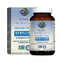 Jardin de la vie Probiotiques crus Hommes 50 et plus sage - 85 milliards de cultures vivantes - soutient la santé immunitaire, colon et gut - 90 capsules végétariennes