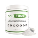 SolFiber Prebiotic Powder Supplement, Non-GMO Alternative zu Fiber Gummies, unterstützt Verdauungsgesundheit, Easy-to-Mix und hochkonzentriertes Faserpulver, 7 Unzen, 60 Portionen