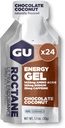 GU Energy Roctane Ultra Endurance Energy Gel, Vegan, Glutenfrei, Kosher und Dairy-Free On-The-Go Sports Nutrition for Running, Biking, Wandern oder Skifahren, Chocolate Coconut,24-Count