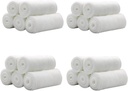 MangerBiting 20 rouleaux 4 pouces x 4,92 Yards à gaze roulée Bandage stretch/grade médicale Secourisme stérile Soins de la plaie Coton Ply/Stretched Gauze Bandage Rolls avec bande médicale