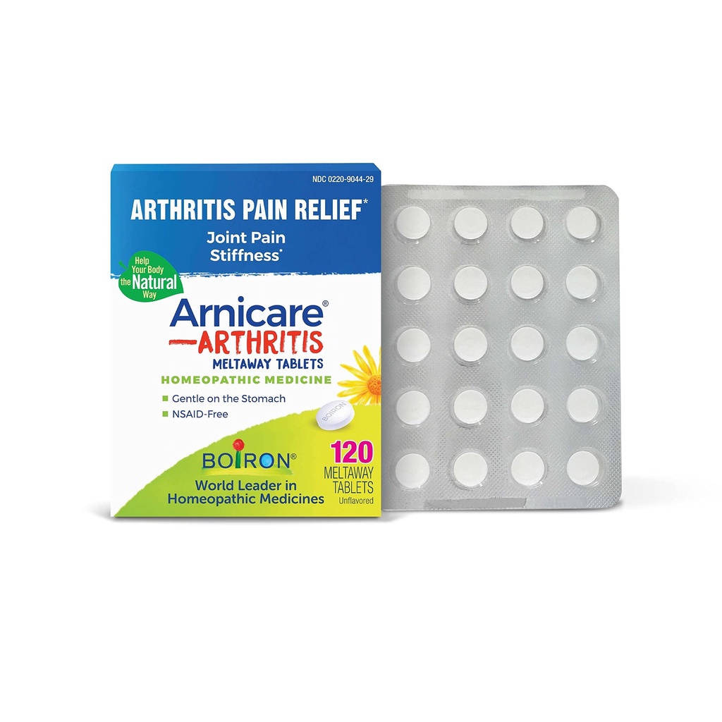 Boiron Arnicare Arthritis Tabletten für Arthritis Schmerzlinderung, Gelenke Soreness und Rheumatische Schmerzen - 120 Zähler