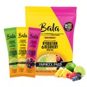 Mélange d'hydratation enzymatique Bala et de boisson sans sucre - curcuma, bromelain, papaine - Immunité, mobilité - Pack de variétés 0,25oz (12 Compte)