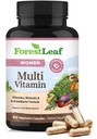 ForestLeaf Daily Vitamin Multivitamin für Frauen, Multi-Vitamin für Frauen - Frauen Multivitamine & Multiminerals Supplement | Alle essentiellen Vitamine benötigt für Gesundheit & Energie | 60 Veg Caps