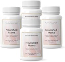 Mama nourrie Multivitamine prénatale - Multivitamine végane pour préconception, grossesse, postpartum et soutien à l'allaitement - Sans fer avec folate méthylé et haute dose Choline - 360 capsules
