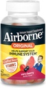 Airborne 750mg Vitamin C Gummi für Erwachsene, Immununterstützungsergänzung mit leistungsfähigen Antioxidantien Vitamine C & E - 42 Gummie, sehr Beeren Geschmack