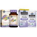 Jardin de la vie des femmes Multivitamines prénatales avec vitamine D3, B6, B12, C & Fer et - Dr. Probiotiques préparés une fois par jour prénatal