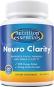 Ernährung Essentials Nootropic Brain Support Supplement + Probiotika für Damen und Herren mit Lactase Enzyme