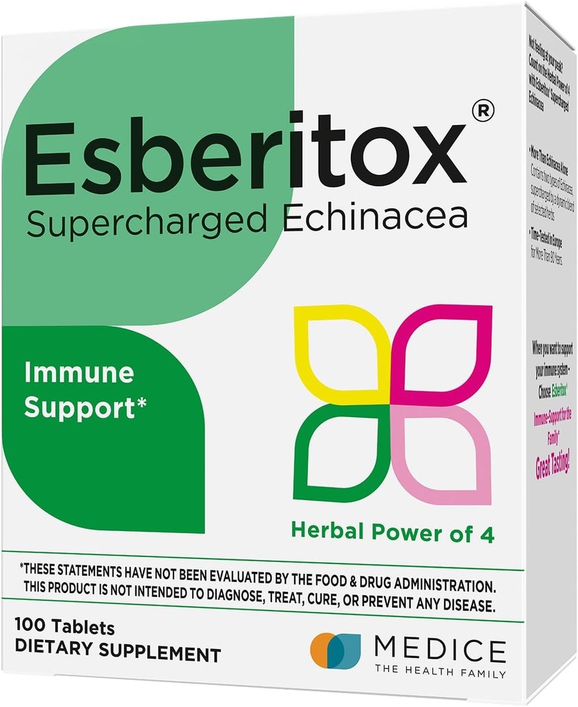 Supercharged Echinacea – 100 Tabletten – Immununterstützung Kräuterergänzung mit Wild Indigo Root & Purple Coneflower – Klinisch getestet – Made in Germany