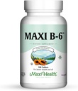 Maxi Health B-6 - Vitamin B6-100 mg Herz-Kreislauf-Gesundheit - 100 Tabletten - Kosher (100 Zähler)