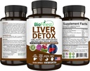 BioFinest Liver Detox Supplement - 22 Nährstoffe Milch Thistle Artichoke Celery Seed Chanca Piedra Beet Root Dandelion Turmeric Ginger - Alkohol Cleanse Energy Digestion Metabolism (120 Veg. Capsules)