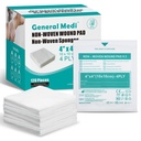 Allgemeines Medi Sterile Gauze Sponges, 4" x 4" Non-Woven Wound Pads - Individuell Wrapped Highly Absorbent Sponges Pads für Cushioning Minor Wounds, Cuts & Burns Wound Care (60 Packs, 120 Stück insgesamt)