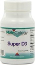 Nutricology Super D3 Nahrungsergänzung - Knochen & Immununterstützung, Cholecalciferol mit C & E, Vegetarische Kapseln, Glutenfrei - 60 Count