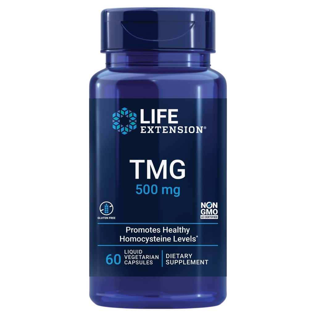 Life Extension TMG Liquid Vegetarian Capsules,500mg- 60 Count