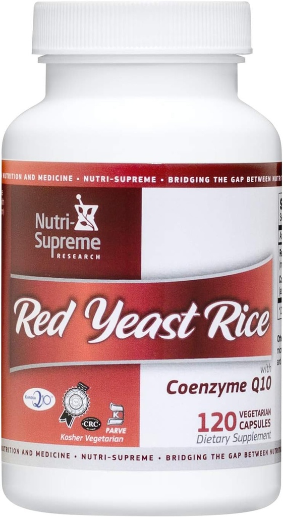 Rote Hefe Reis 600 mg mit Coenzym Q-10 - 120 Vegicaps