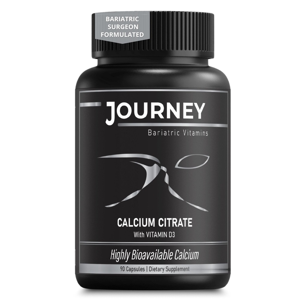 Reise Bariatric Kalzium Kapseln mit Vitamin D3 | Knochenstärke Unterstützung Pre- & Post-Surgery Gesundheit