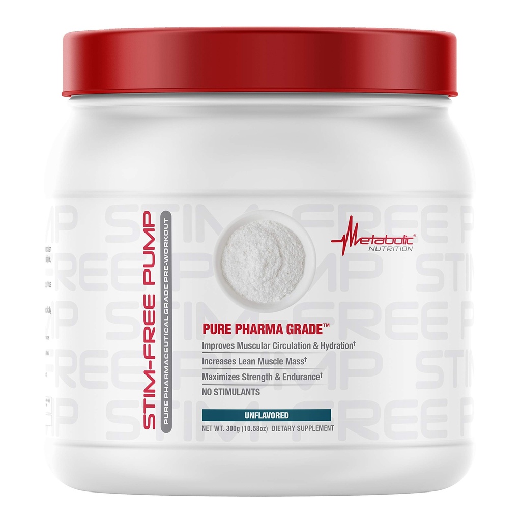 Metabolic Nutrition Stim Free Pump