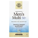 Solgar One Daily Men's Multi 50+ Ganzkörper-Unterstützung für Männer 50 und älter Highly Absorbable Delayed Release Herz, Energie, Stress, Muskel, Knochen, Prostata-Unterstützung Vitamin 60 Vegan Kapseln, 60 Portionen