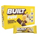 Erbaute Bar, Puff Protein Bars, Banana Cream Pie Puff, 17g Protein Snacks, On-The-Go Bars, Nur 140 Kalorien, 6g Zucker, Kollagen, Glutenfrei, 12 Zähler
