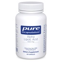 Encapsulations pures acide lipoïque alpha 600 mg - supplément ALA pour le soutien du foie, les antioxydants, la santé nerveuse, la santé cardiovasculaire et le soutien aux glucides - acide lipoïque alpha Premium - 60 capsules