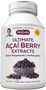 ANDREW LESSMAN Ultimate Açai Berry Extrakte 60 Kapseln - Liefert Standardisierte, Anti-Oxidant Rich, Beneficial Acai Berry Constituents. High-Potency Blend. Schutzstoffe. Keine Zusatzstoffe