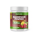 Erbaut von Nature Magnesium Powder - Anti-Stress Drink Mix für Beruhigung & Regelmäßigkeit - Magnesium Citrate Supplement - Entspannung, Muskel- &amp; Herz-Unterstützung - Cranberry Lemonade Flavor - 30 Servietten