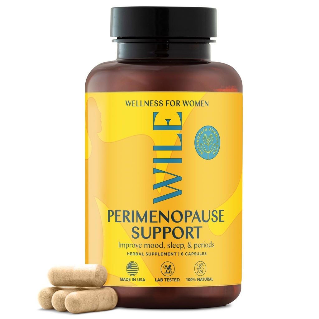 Suppléments pour la ménopause et la périménopause pour les femmes avec Ashwagandha - Symptômes ménopausés soulagement pour le stress, les éclairs chauds, les sueurs nocturnes - Sleep Healthy & Hormone Balance Support, Vegan, 30 portions
