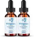 Whispeara Tinnitus Relief für Ringen Ohren Tropfen, Ring klar Tinnitus Flüssigkeitstropfen, Maximale Stärke, Erweiterte Formel Hörgerät, Ohrring Tinnitus, Whispeara Bewertungen (2 Pack)
