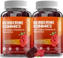Berberine Supplement mit Ceylon Cinnamon - Sugar Free Organic Berberine 1500mg Gummi für Männer und Frauen - Unterstützung für Immun- und Stoffwechsel und Energie