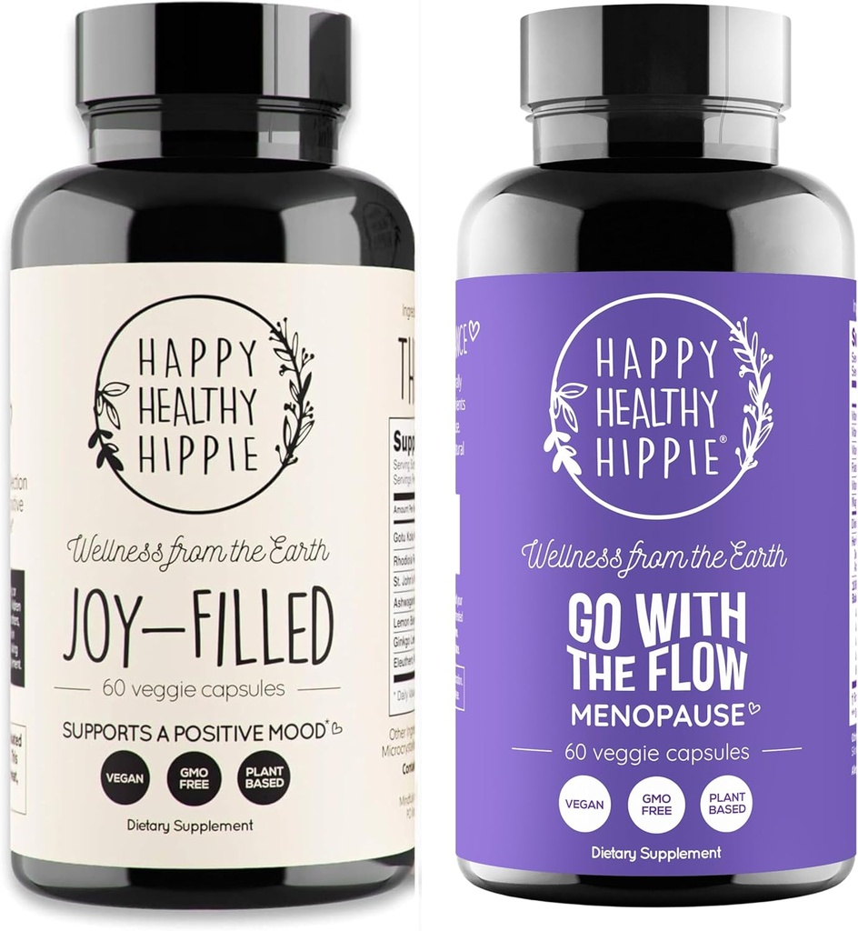 Happy Healthy Hippie Gehen Sie mit dem Flow Menopause Support & Joy Fill Mood Support