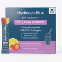 Hydralyte Verisol Collagen Packets mit Elektrolyten, Hydration Packets mit Kollagen für Frauen und Männer, Elektrolyte Pulver mit Collagen für Reisen und tägliche Hydration mit Vitamin C (30 Zähler)