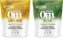 OM MUSHROOM SUPERFOOD 7.05oz Bundle, Lion's Mane & Reishi Bio Pilzpulver, 200 Portionen