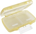EZY DOSE Moisture-Proof Pill Case, Medizin Planner, Vitamin Organizer Box, Reisen-Freundlich, Latch-Closure, um Inhalte zu sichern, 4 Einzelteile von mehreren Größen mit Tight Seal, Small, Cream
